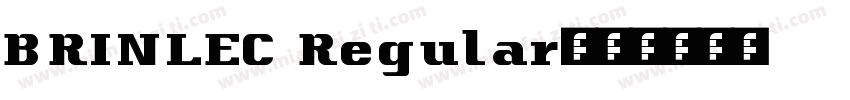 BRINLEC Regular字体转换